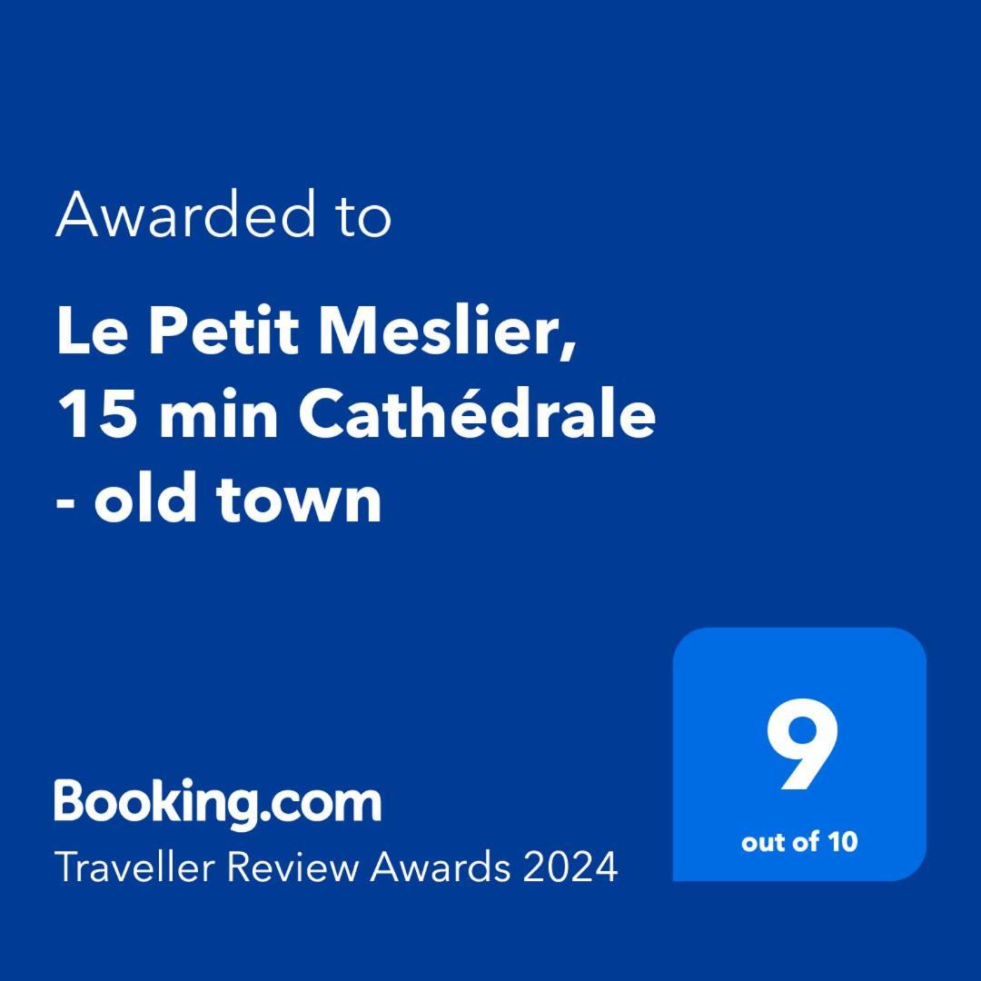 Le Petit Meslier, 15 Min Cathedrale - Old Town Apartment Reims Luaran gambar